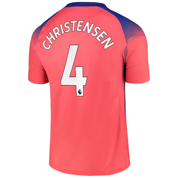 Camiseta Chelsea NO.4 Christensen Tercera equipo 2020-2021 Naranja